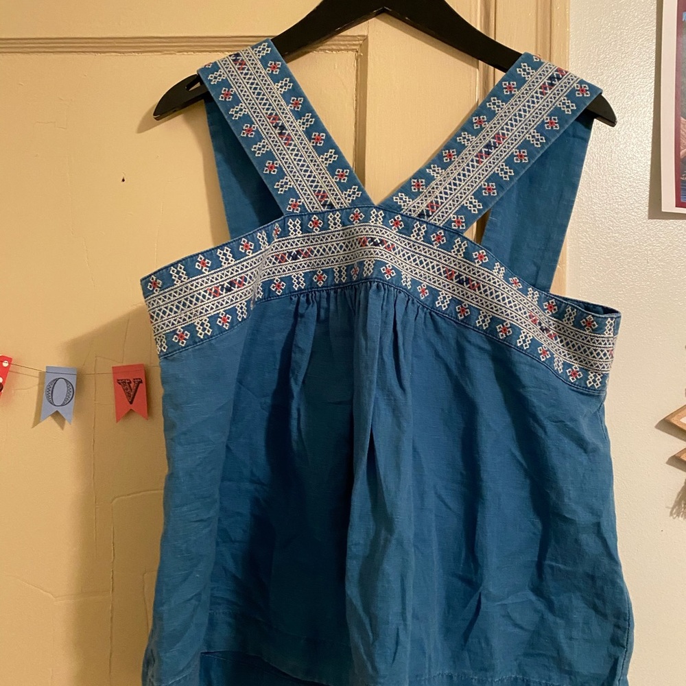 Denim tank top - Picture 1 of 3